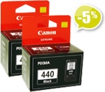 Оригинальный картридж Canon PG-440 черный (двойная Эконом-упаковка!)